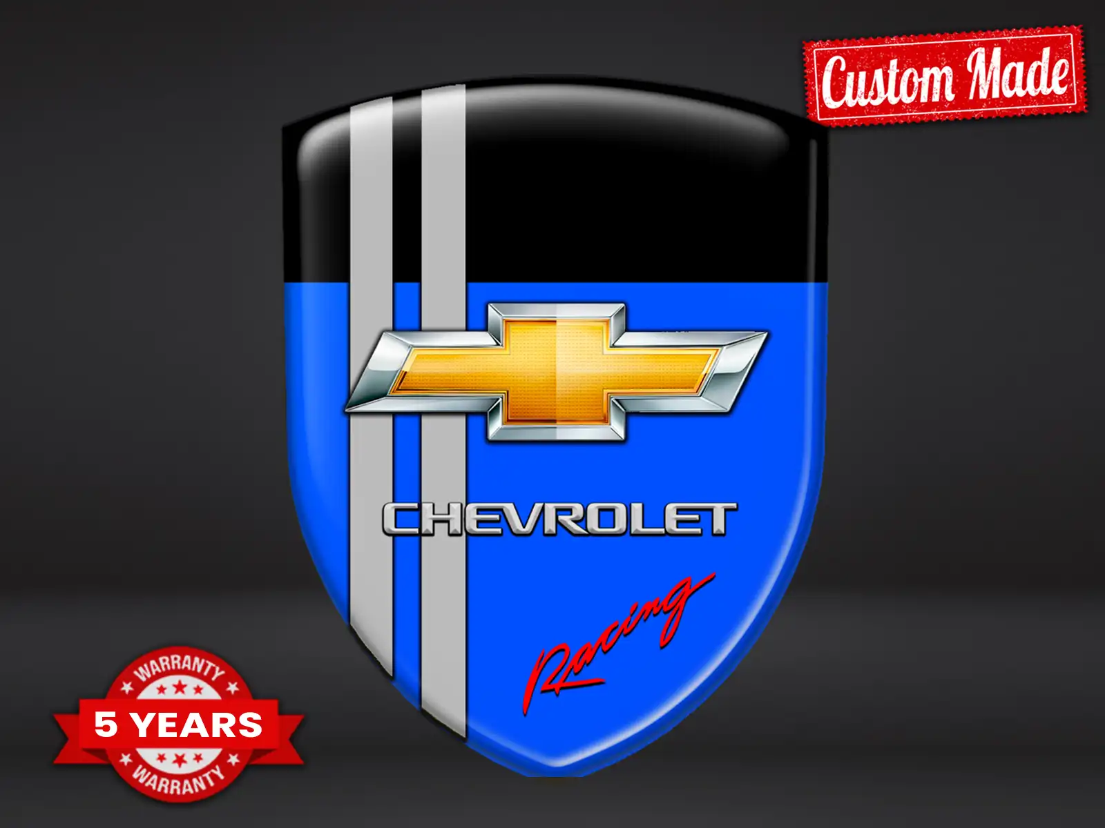 Chevrolet Adesivi Lunotto Auto Racing Lusso Regolabili